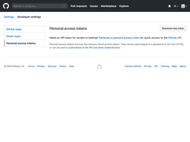 github personal access tokens