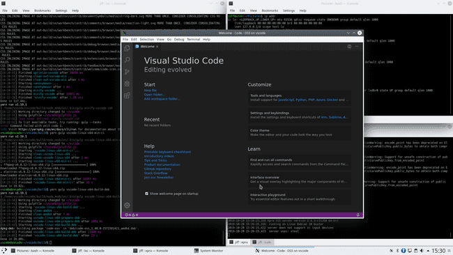 vscode installation success